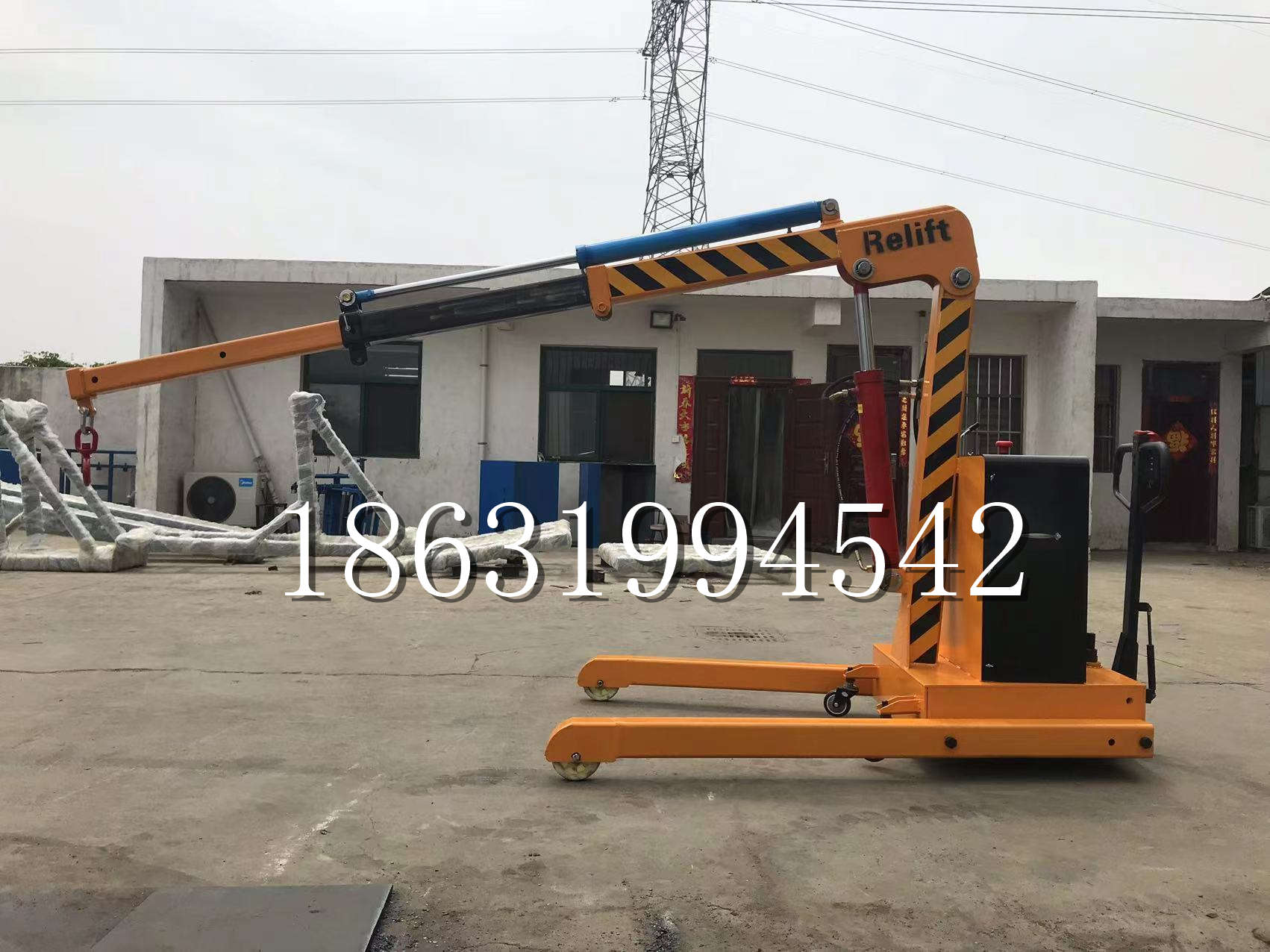 满城区久征定做3吨三轮随车吊 农用园林绿化移树吊 平板工程用小吊机