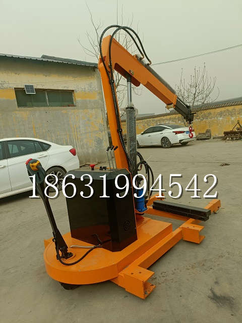 满城区自卸车厢随车吊 自制轮式四不像起重机 四驱平板吊 5吨 贵盛